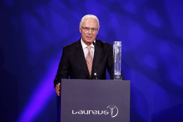 Preisträger Franz Beckenbauer bei der 9. Verleihung vom Laureus Medien Preis 2013 im Hotel Grand Tirolia. Kitzbühel, 11.11.2013 Foto:xS.xGabschx xFuturexImage