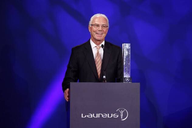Preisträger Franz Beckenbauer bei der 9. Verleihung vom Laureus Medien Preis 2013 im Hotel Grand Tirolia. Kitzbühel, 11.11.2013 Foto:xS.xGabschx xFuturexImage