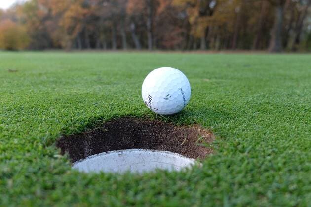 12.11.2013 , Golfplatz Golfball - ksp