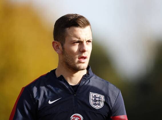 England s Jack Wilshere during training - England Training - London Colney - London - England -13 11 2013 - PicDavidKlein Sportimage EDITORIAL USE ONLY. No use with unauthorised audio, video, data, fixture lists, club league logos or live services. Online in-match use limited to 120 images, no video emulation. No use in betting, games or single club league player publications.