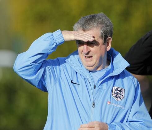 England s Roy Hodgson during training - England Training - London Colney - London - England -13 11 2013 - Pic David Klein Sportimage EDITORIAL USE ONLY. No use with unauthorised audio, video, data, fixture lists, club league logos or live services. Online in-match use limited to 120 images, no video emulation. No use in betting, games or single club league player publications.