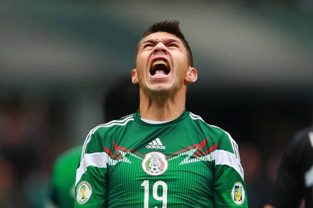 DISTRITO FEDERAL, MEXICO - NOVIEMBRE 13: Oribe Peralta - Mexiko - Neuseeland. (Foto: FranciscoEstrada JAMMEDIA) 