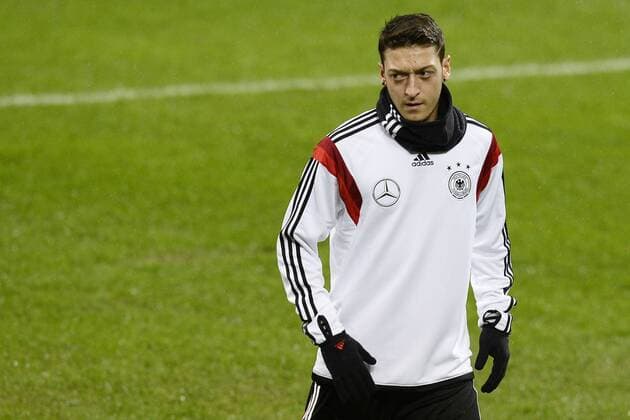 Mailand, Training Deutschland Mesut Ozil 