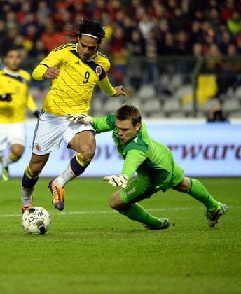 Radamel Falcao Garcia of Colombia - Belgium vs Colombia - - 14 11 2013 PHOTONEWS PANORAMIC 