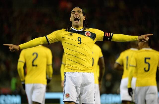 Radamel Falcao Garcia of Colombia - joie Belgium vs Colombia - - 14 11 2013 PHOTONEWS PANORAMIC 