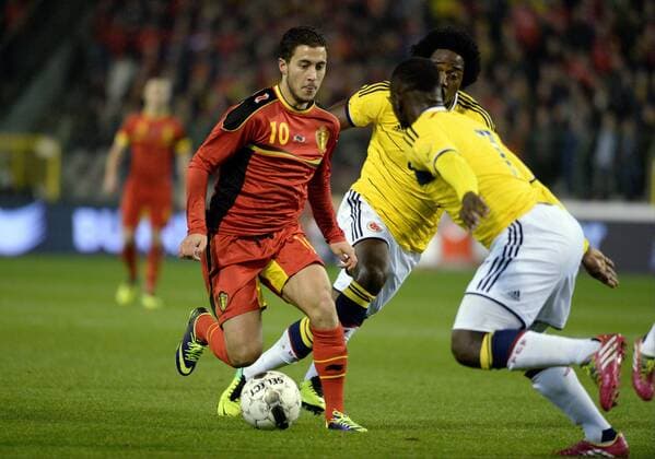 Eden Hazard of Belgium Belgium vs Colombia - - 14 11 2013 PHOTONEWS PANORAMIC 