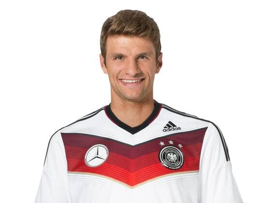 FUSSBALL PORTRAITTERMIN DEUTSCHE NATIONALMANNSCHAFT 14.11.2013 Thomas Mueller (Deutschland)