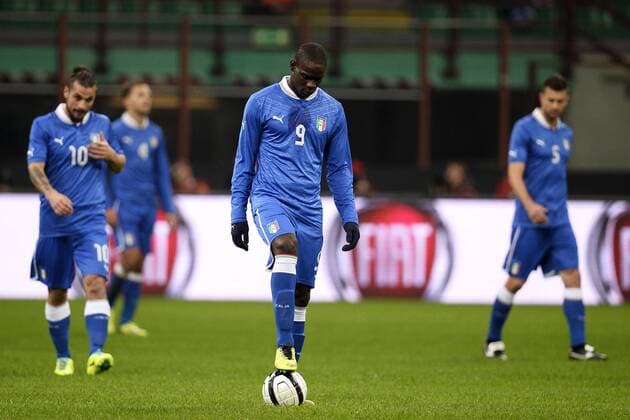 Mario Balotelli Italia. Dejection. - Mailand - Freundschaftsspiel - Italien vs. Deutschland - andreaxstaccioli