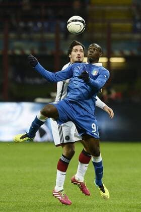 Milano, 15.11.2013 - Friendly 2013 - Italy vs Germany - Mario Balotelli - Mats Hummels 