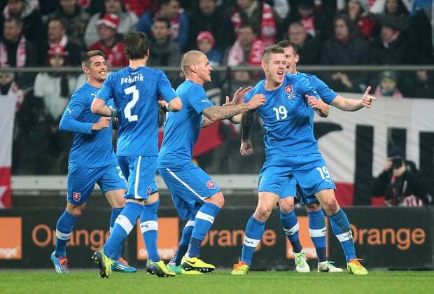 Wroclaw, 15.11.2013 - Friendly 2013 - Poland vs Slovakia - JURAJ KUCKA (Slovakia) -  131115MIN042