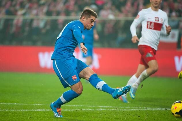 Wroclaw, 15.11.2013 - Friendly 2013 - Poland vs Slovakia - NA 0-2 ROBERT MAK -  20131115_PF_PA014