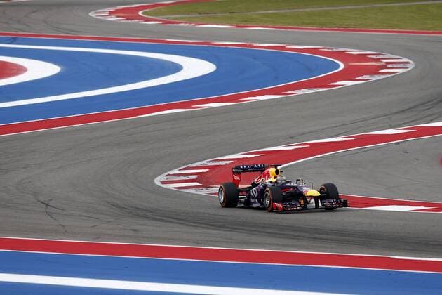 Motorsports: FIA Formula One World Championship 2013, Grand Prix of United States, 1 Sebastian Vettel (GER, Infiniti Red Bull Racing), xHOCHxZWEIx