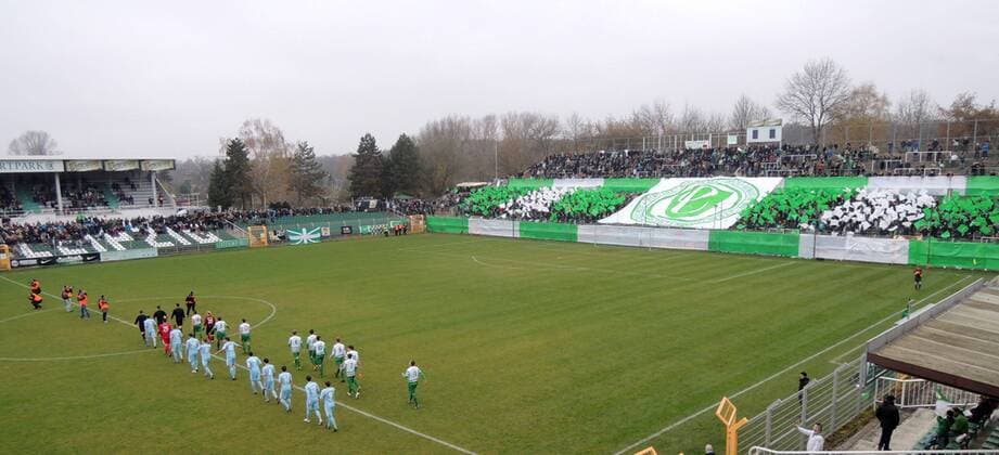 Leipzig, 17.11.2013, Alfred-Kunze-Sportpark, Fußball, Sachsenpokal, Achtelfinale , BSG Chemie Leipzig, Im Bild: Stadionübersicht, 2.931 Zuschauer besuchten die Partie. ,