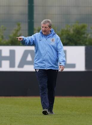 England s Roy Hodgson in action during training England Training - London Colney - England -18 11 2013 - Pic David Klein Sportimage EDITORIAL USE ONLY. No use with unauthorised audio, video, data, fixture lists, club league logos or live services. Online in-match use limited to 120 images, no video emulation. No use in betting, games or single club league player publications.