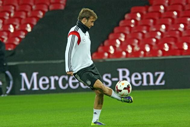 Mario Götze (D) - Abschlusstraining der Nationalmannschaft im Wembley Stadium