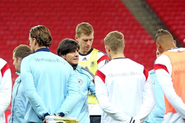 Abschlusstraining der Nationalmannschaft im Wembley Stadium