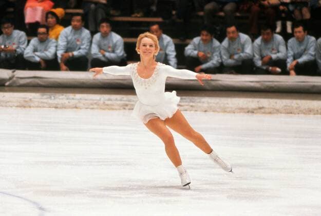 Figure Skating - 1972 Sapporo Winter Olympics - Women s Singles The USA s Janet Lynn, who won a bronze medal at the Makomanai Indoor Skating Rink, Sapporo, Japan. 