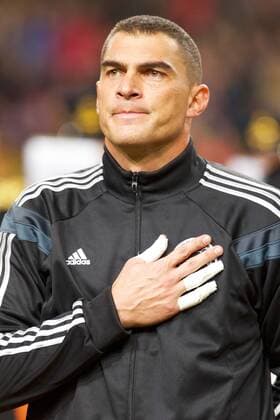 goalkeeper Faryd Mondragon of Colombia during the friendly match between the Netherlands and Colombia at the Amsterdam Arena on November 19, 2013 in Amsterdam, The Netherlands Netherlands v Colombia Friendly 2013 2014 xVIxxIVx 1913211
