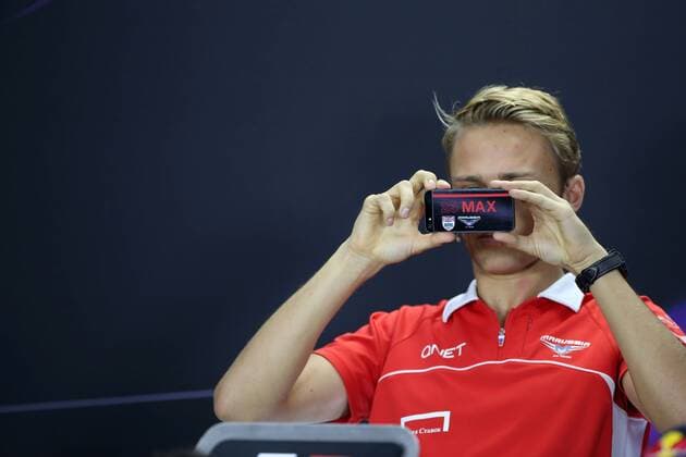 21.11.2013- Press conference, Max Chilton (GBR), Marussia F1 Team MR02 