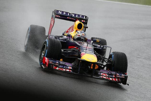 Motorsports: FIA Formula One World Championship 2013, Grand Prix of Brazil, 1 Sebastian Vettel (GER, Infiniti Red Bull Racing), xHOCHxZWEIx