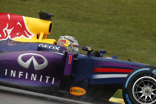 Motorsports: FIA Formula One World Championship 2013, Grand Prix of Brazil, 1 Sebastian Vettel (GER, Infiniti Red Bull Racing), xHOCHxZWEIx