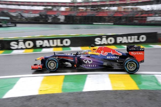 Sebastian Vettel; Red Bull Racing, Brasilien in Sao Paulo Interlagos, 23.11.13, Photo:mspb Bairros Sebastian Vettel; formula 1 GP, Brasilien,