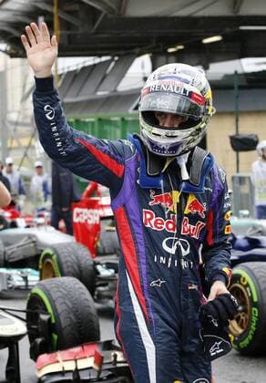 Motorsports: FIA Formula One World Championship 2013, Grand Prix of Brazil, 1 Sebastian Vettel (GER, Infiniti Red Bull Racing), xHOCHxZWEIx