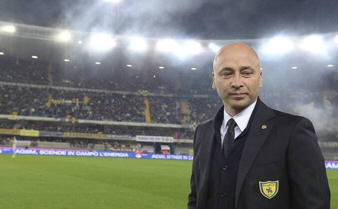 Football - soccer: Serie A, Hellas Verona - AC Chievo Verona, eugenio corini Trainer chievo IPP - World Copyright (Hinweis: Verwendung nur in Deutschland - only Germany) xHOCHxZWEIx xItalyxPhotoxPressx 