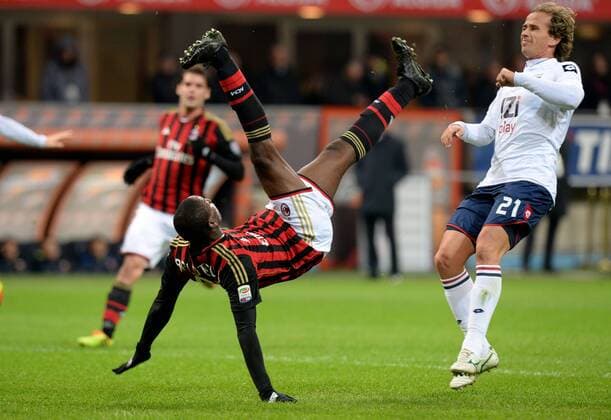 Football - soccer: Serie A, AC Mailand - Sampdoria Genua, mario balotelli xHOCHxZWEIx xItalyxPhotoxPressx 