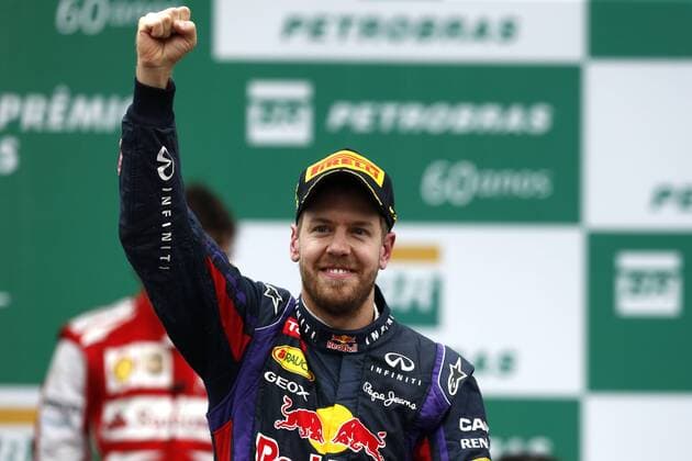 Motorsports: FIA Formula One World Championship 2013, Grand Prix of Brazil, 1 Sebastian Vettel (GER, Infiniti Red Bull Racing), xHOCHxZWEIx