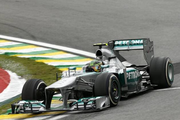 Motorsports: FIA Formula One World Championship 2013, Grand Prix of Brazil, 10 Lewis Hamilton (GBR, Mercedes AMG Petronas F1 Team), xHOCHxZWEIx