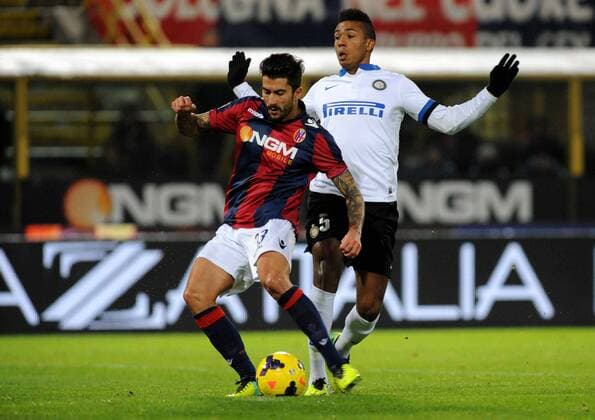 IPP20131124 Football - soccer: Serie A, FC Bologna - Inter Mailand, Panagiotis Kone xHOCHxZWEIx xItalyxPhotoxPressx 