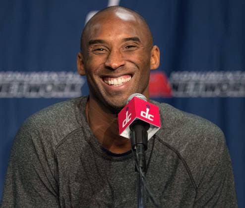 Nov. 26, 2013 - Washington, DC, USA - Los Angeles Lakers Kobe Bryant answers questions during a press conference Tuesday at the Verizon Center in Washington, Tuesday, November 26, 2013. Bryant signed a two-year contract extension worth $48.5 million. Los Angeles Lakers vs Washington Wizards  - ZUMAake