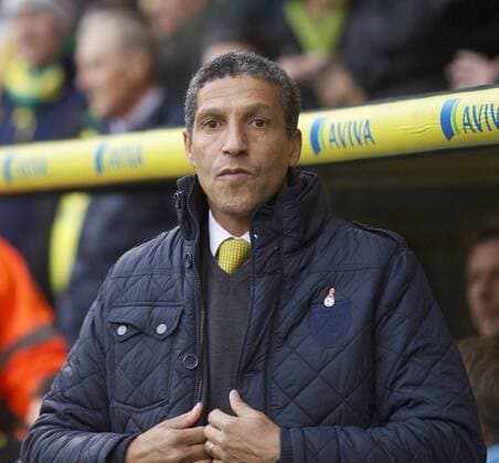 FuÃŸball, Trainerhistorie Norwich City von 1905 bis heute 30.11.2013. Norwich, Norfolk, England. Chris Hughton, the Norwich City manager before the Premier League match between Norwich City and Crystal Palace from Carrow Road. xNigelxCookex  ActionPlus11474891