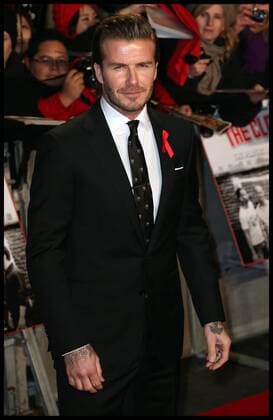 David Beckham arriving at the The Class of 92 premiere in London, Sunday, 1st December 2013. Picture by Stephen Lock i-Images StephenxLockx xi-Images  IIM-0959-0018