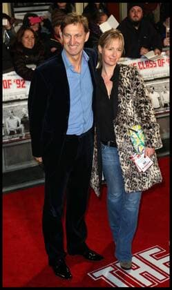 Tony Adams and his wife arriving at the The Class of 92 premiere in London, Sunday, 1st December 2013. Picture by Stephen Lock i-Images StephenxLockx xi-Images  IIM-0959-0025