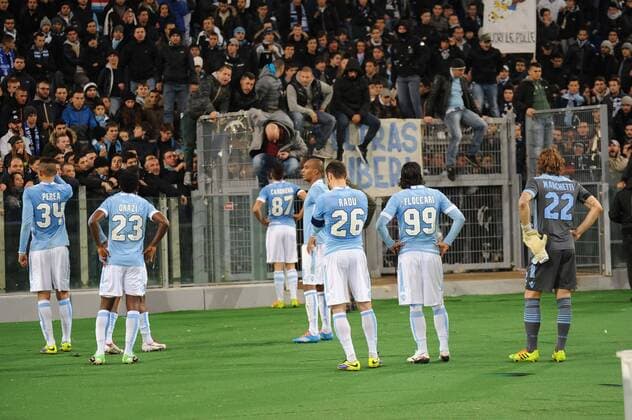 IPP20131202 Football - soccer: Serie A, Lazio Rom, Brayan Perea, Ogenyi Onazi, Antonio Candreva, Stefan Radu, Sergio Floccari, Federico Marchetti xHOCHxZWEIx xItalyxPhotoxPressx 