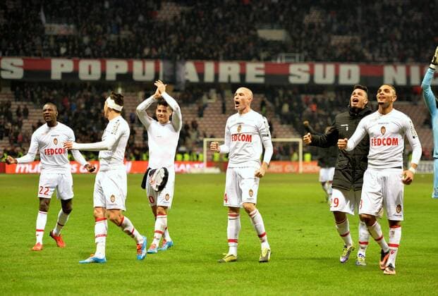Eric Abidal (mon) - Andrea Raggi (mon) FOOTBALL : OGC Nice vs AS Monaco - Ligue 1 - 03 12 2013 AnthonyBIBARDFEP 