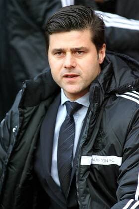 Football - 2013 2014 Premier League - Southampton vs. Manchester City Southampton Manager Mauricio Pochettino Colorsport Shaun Boggust 