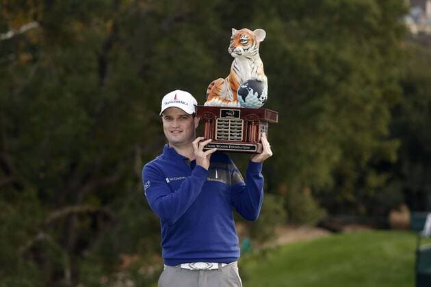 December 8, 2013: Zach Johnson holds the winner s trophy after winning the Northwestern Mutual World Challenge at Sherwood Country Club in Thousand Oaks, CA.Charles Baus CSM GOLF 2013: Northwestern Mutual World Challenge DEC 08 - ZUMAcb8