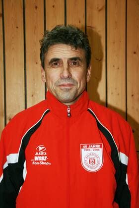 Uwe Zorn (Hallescher FC Halle) - Oldie Masters Hallenfußballturnier für Traditionsmannschaften um den Glasbau Gipser Cup in der Sporthalle Bildungszentrum in Halle Saale - Portrait,Deutschland,Fußball,Mann,Männer,27.12.2008