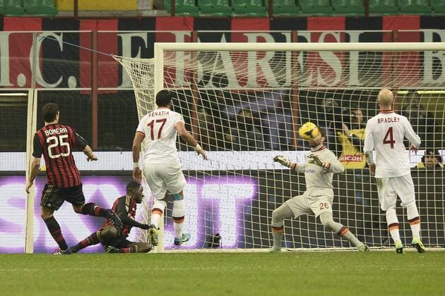 Mailand, 16.12.2013 - Serie A 2013 2014 - AC Mailand vs AS Rom - Cristian Zapata 