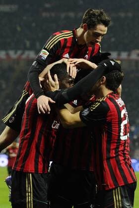 Mailand, 16.12.2013 - Serie A 2013 2014 - AC Mailand vs AS Rom - Cristian Zapata 