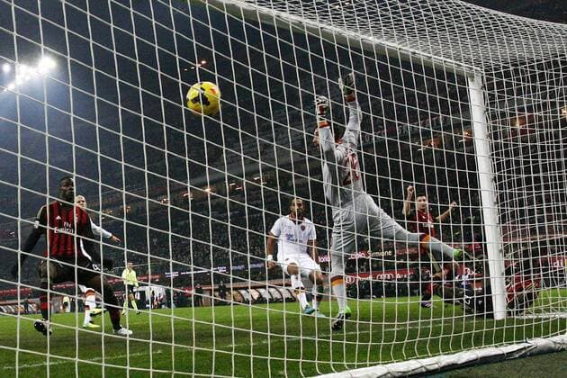 Mailand, 16.12.2013 - Serie A 2013 2014 - AC Mailand vs AS Rom - Cristian Zapata 