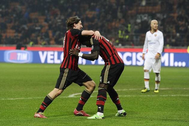 Mailand, 16.12.2013 - Serie A 2013 2014 - AC Mailand vs AS Rom - Sulley Ali Muntari 