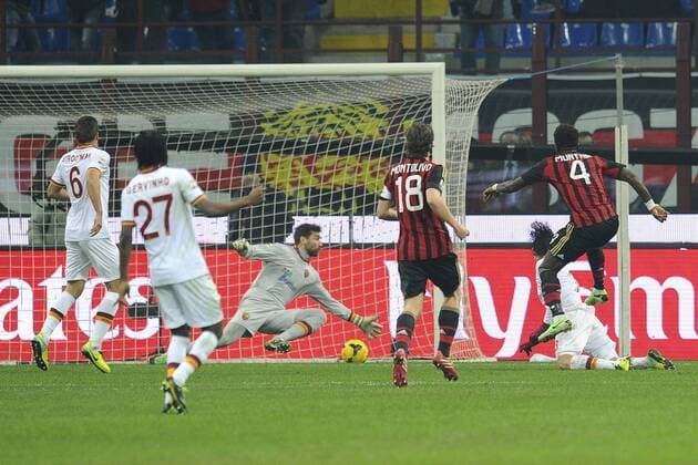 Mailand, 16.12.2013 - Serie A 2013 2014 - AC Mailand vs AS Rom - Sulley Ali Muntari 