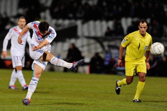 Yoann Gourcuff (lyon) FOOTBALL: Olympique Lyon vs Stade Reims - Coupe de la ligue - 18 12 2013 FredericChambert Panoramic 