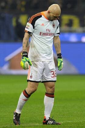 Milano 22 12 2013 - campionato di calcio serie A Inter Mailand - AC Milan; Cristian Abbiati 