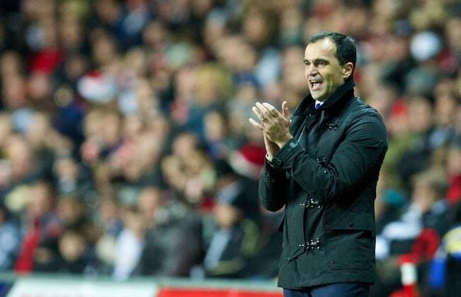 Fußball, Trainerhistorie Swansea City von 1947 bis heute PROPAGANDA20131222 Football - soccer: Barclays Premier League, Swansea City FC - Everton FC, Everton s manager Roberto Martinez during the Premiership match against Swansea City at the Liberty Stadium. (Hinweis: Verwendung nur in Deutschland, Österreich oder Schweiz - only Germany, Austria and Switzerland) xHOCHxZWEIx xPropagandax 
