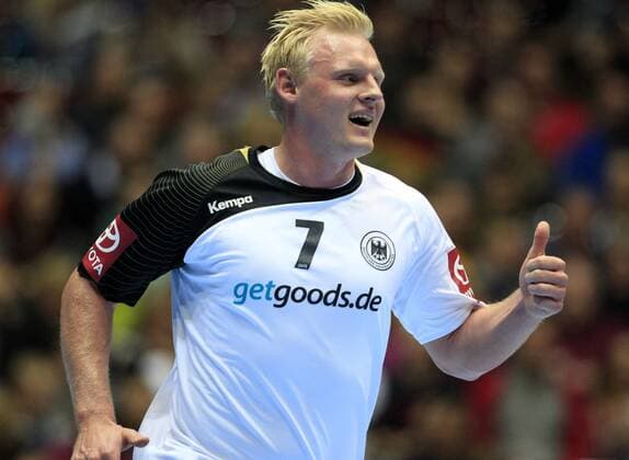 Dortmund Handball Männer, DHB, Nationalteams, Vier-Länder- Turnier,Tag 1,Deutschland vs Österreich, 03.01.2014, Westfalenhallen Dortmund, Patrick Wiencek, Deutschland,